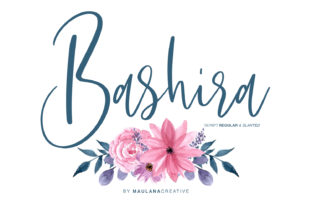 Bashira: A Romantic Script Font for Elegant Editorial Design