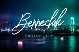 Bennedik: A Cool Handwritten Font for Crafters