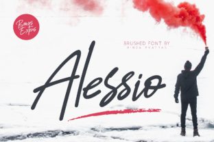 Discover Alessio: The Bold Script Font for Creative Makers