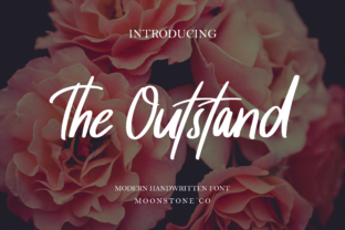 Discover The Outstand: A Bold and Elegant Handwritten Font