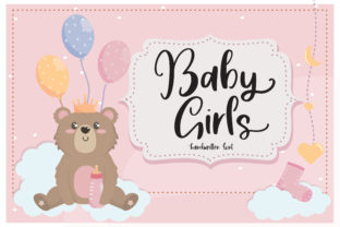 Discovering Baby Girls: A Joyful Script Typeface for Editorial Design