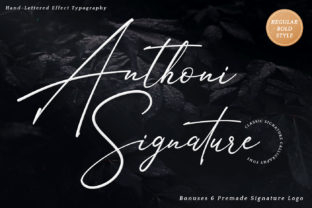 Enhance Your Brand with Anthoni Signature Font
