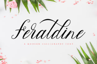 Enhance Your Brand with Feraldine: A Charming Calligraphy Font