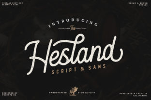 Enhancing Web Design with Hesland: A Versatile Handwritten Font