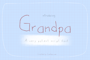 Grandpa: A Rough-Style Script Font for Creative Campaigns