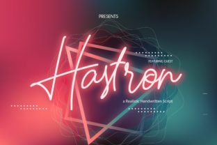 Hastron: A Charming Handwritten Font for Crafters