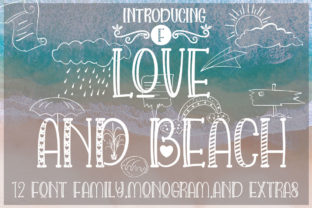 Love and Beach: A Handwritten Font for Romantic Branding