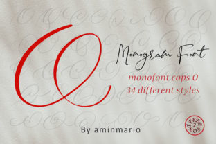 Monogram O Monofont Caps O: A Premium Font for Editorial Design