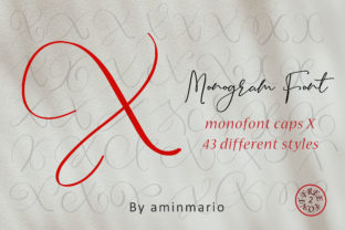 Monogram X Monofont Caps X: A Font for Elegant Branding