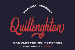 Quillenghton: A Charming Handwritten Font for Makers