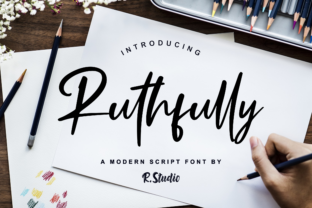 Ruthfully: A Handwritten Font for Modern Branding