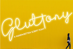 Transform Your Brand with Gluttony: A Unique Handwritten Font